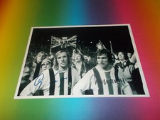 Günter Netzer +  Jupp Heynckes  Mönchengladbach signiert Autogramm 20x28 Foto
