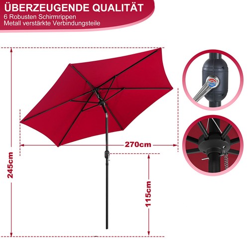 Sonnenschirm ampelschirm - sonnenschirm,
