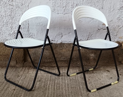 Vintage klappstuhl kunststoff - klappstuhl,