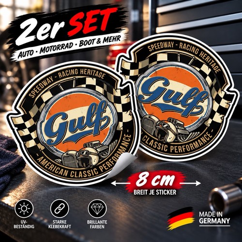 Gulf speedway racing - racing, oldschool
