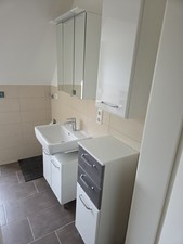 Badmöbel Set Hochglanz Weiß