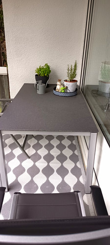 Mwh balkontisch grau 160 90 - mwh,