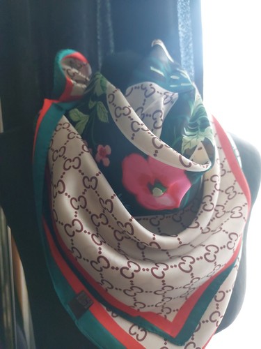 Kopftuch halstuch seiden - kopftuch, optik