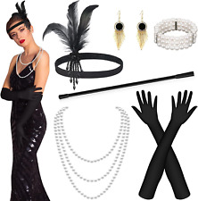 20er Jahre Accessoires, 1920er Jahre Kostüm Damen Accessoires, Charleston Flappe