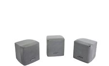 ✅3x Bose Acoustimass Einzelcubes Series III Lautsprecher Boxen Silber✅