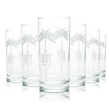 6x Afri Cola Glas 0,3l Becher