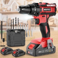 Akkuschrauber 21V Bosch, Akku Bohrschrauber Set, 2 Akkus, 14 Zubehöre, Werkzug