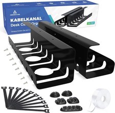 Kabelkanal Schreibtisch 2er