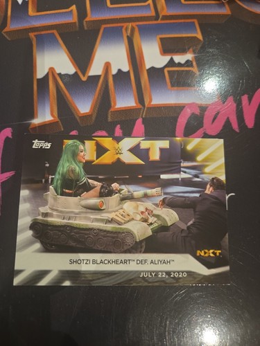 Topps wwe wwf shotzi - topps,