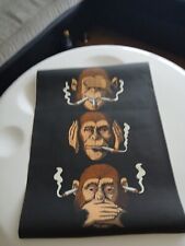 Wandbild 3 Rauchende Affen 70X50 cm Ohne Rahmen