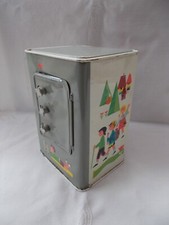 Alte Spardose, Tresor, Safe, Blech, ca.13x9x7,5cm, Restaurierungsstück