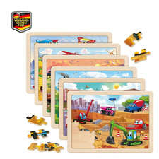 Holzpuzzle Fahrzeuge 6x60