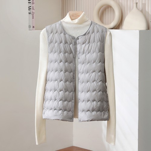 Damen daunenmantel weste - daunenmantel,