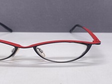Theo Brille Damen Schwarz Rot
