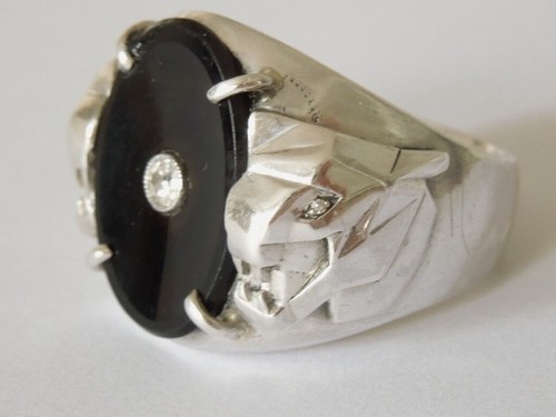 Ring 925 silber onyx x - 925,