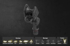 Fasten robuste Ankerrolle Bugrolle (Max. 20Kg Traglast) neigbar Kunstoff D-Ring