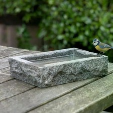 Vogeltränke Steinschale