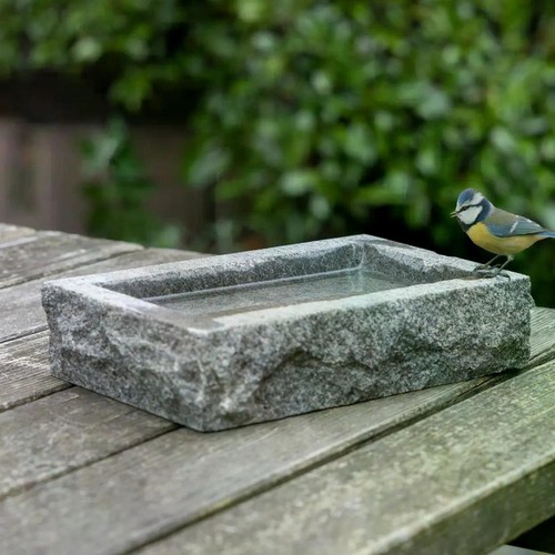 Vogeltränke steinschale - vogeltränke,