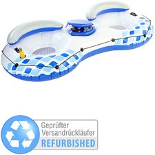 infactory Schwimminsel: 2-Personen-Poolbar mit Getränkefach, Versandrückläufer