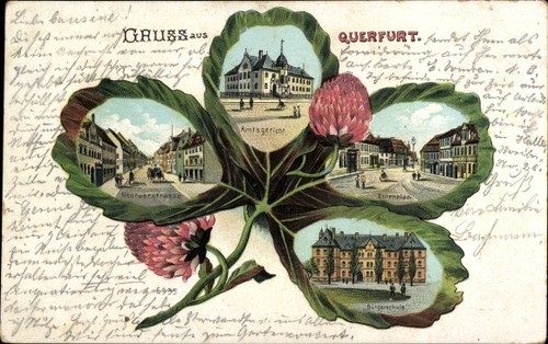 Kleeblatt litho querfurt - querfurt, im