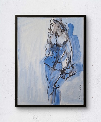 Original moderne kunst - moderne, fashion