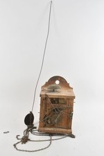 C25O05- Uhrmacher Ersatzteile Uhrwerk in Holz Gehäuse Pendel 