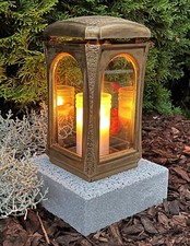 Grablaterne Sockel Grablampe