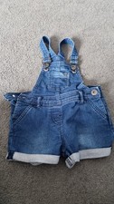 Blaue Baby Kinder kurze Latzhose Größe 86 (lupilu)