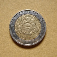 2 Euro Münze 2002-2012  Deutschland - 10 Jahre Euro Bargeld