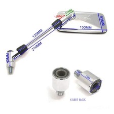 Spiegel chrom rechts für