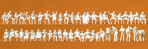 Preiser figuren unbemalt 87 - figuren,