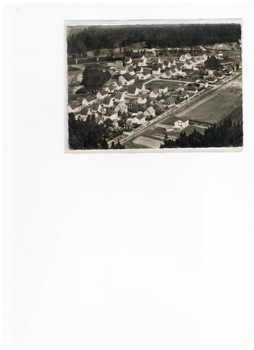 Alte luftbild der siedlung - alte, luftbild-ak