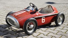 Morellet Guerineau Pedal Car, Ferrari 375 F1, Kinder Tretauto Blech Oldtimer