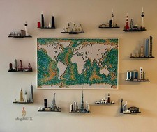 Wandregal passend für LEGO® Architecture Skylines | 3D Druck | Regal Halterung