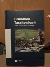 Grundbau Taschenbuch Teil 1 6. Auflage Lehrbuch Fachbuch