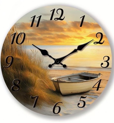 Wanduhr meer stand boot - wanduhr, cm