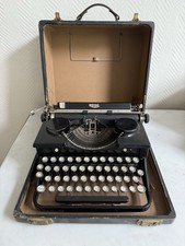 Antike Royal Portable Schreibmaschine 1930er mit Koffer – Vintage, QWERTZ