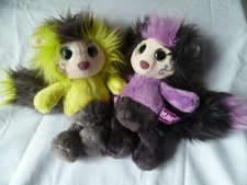 Ayumi Nici Kuscheltiere mit Tattoo - gelbgrau/schwarzpink - Schlenker  28cm