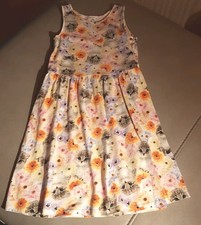 Mädchen Trägerkleid Katzen