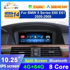 8Kern 8,8" Android 14 Autoradio mit GPS WiFi 4+64G für BMW E60/E61 E90/E91 CCC