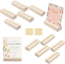 10 Stück Kartenhalter Holz