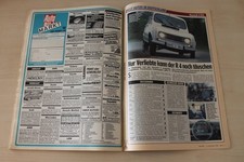 Auto Bild 46/1988 Renault R 4 GTL mit 34PS im TEST auf 2 Seiten