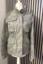 Superdry Jacke Damen Damenjacke Gr 38 M Camouflage Herbst Herbstjacke Beige