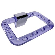 Papierhalter Rollenhalter Toilettenpapier Klopapierhalter WC Bad Lila - Blau