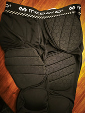 Football 7-Pad Hose von MC David, Gr. M, schwarz