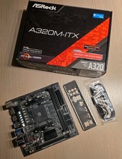 ASRock A320M-ITX | Wie NEU & OVP | AMD AM4 | Ryzen 3000/5000 Ready | Mini-ITX