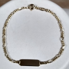 Armband 750er 18 Karat für Baby, Zum Gravieren des Namen ca.17,00cm Punziert 750