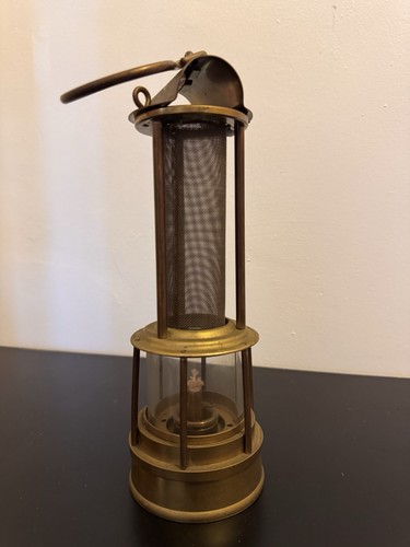 Bergbau grubenlampe messing - bergbau,