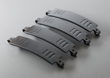 LEGO Technic: 4x Panel Curved, schwarz