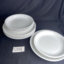 Thomas Porzellan Trend Weiß 5 Speiseteller 26cm. 4 Suppenteller 21cm. 
